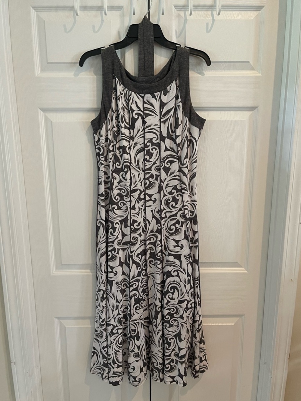 Perceptions Black and White Maxi Dress